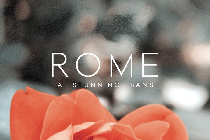 Rome Font preview